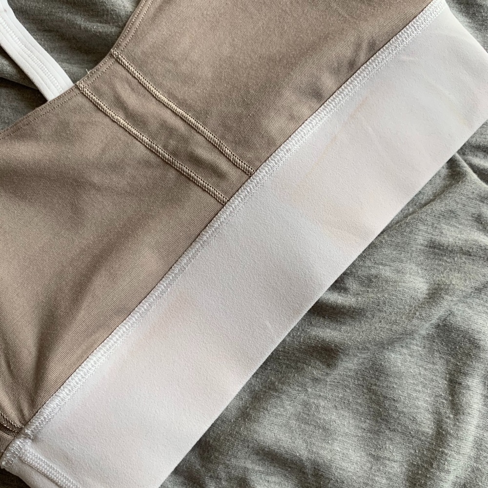 🤍 SOLD! Lululemon WHITE Flow Y Bra Nulu 🤍 - Picture 4 of 9